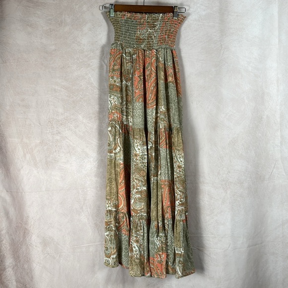 Show Me Your Mumu NWT Sadie Skirt/Dress Boho Cottagecore Hippie Paisley Small - Picture 5 of 10